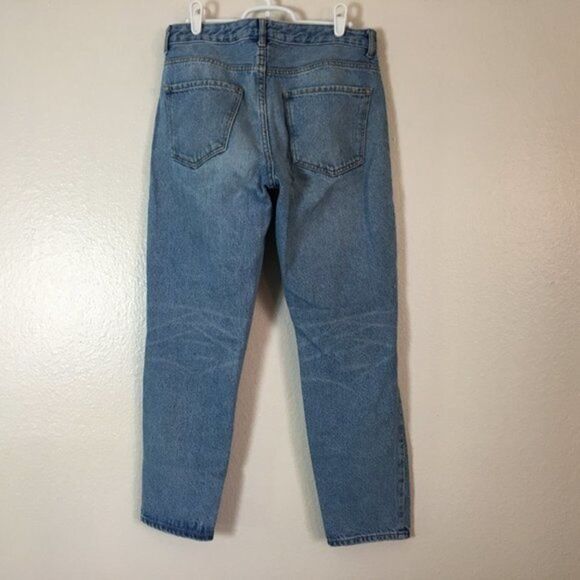 Forever 21 Jeans Blue Denim Women’s Size 28 Mid Rise Cropped Ankle 30x26.5 - Picture 2 of 8